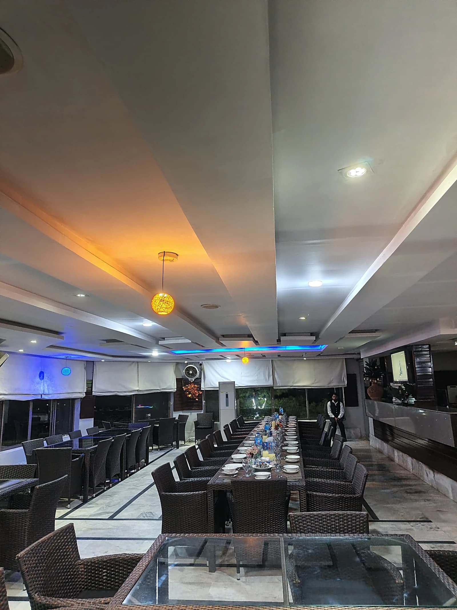 A meeting and gathering space at Chinar Resort