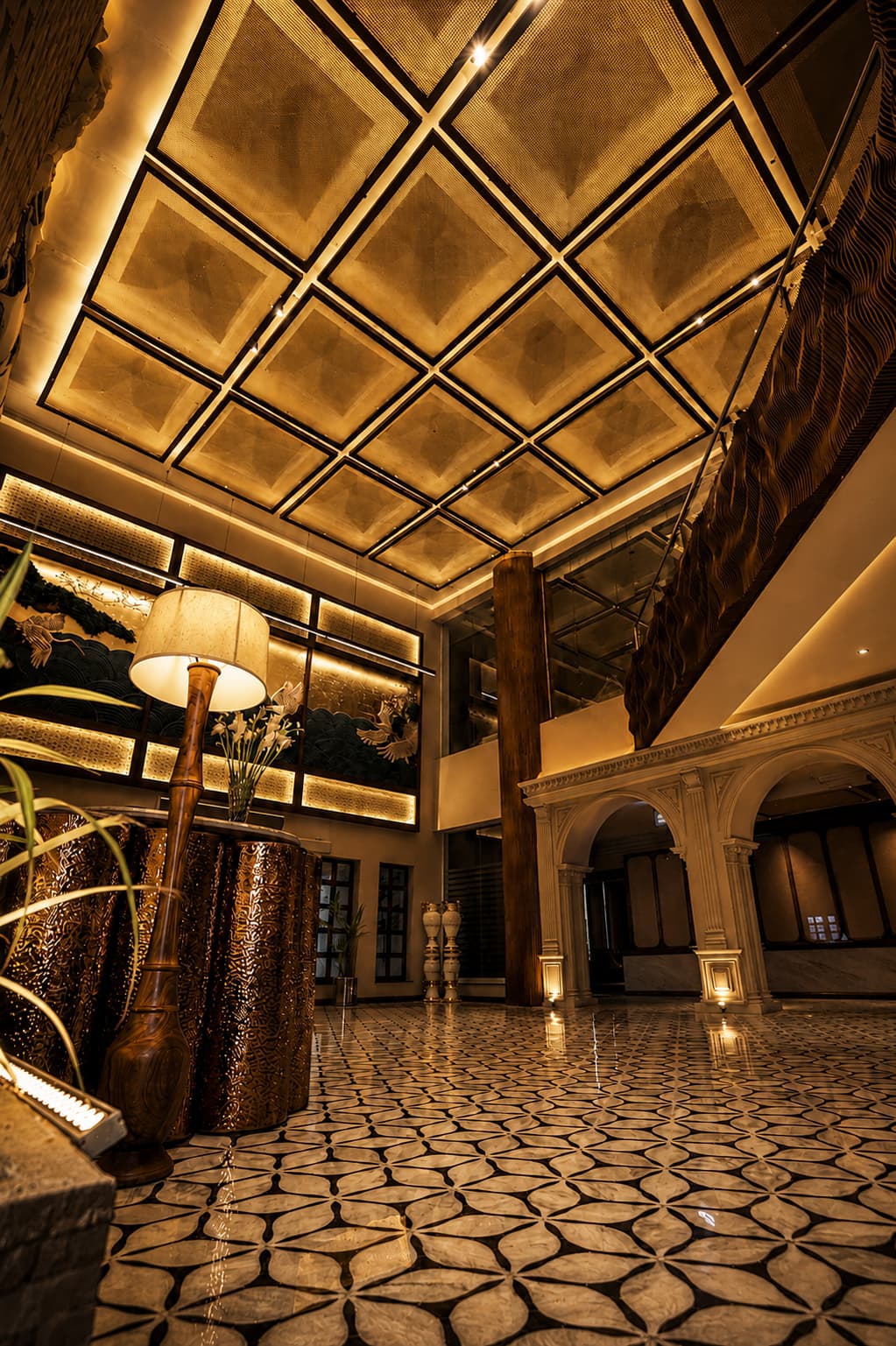 The lobby at Grand Unicorn Club