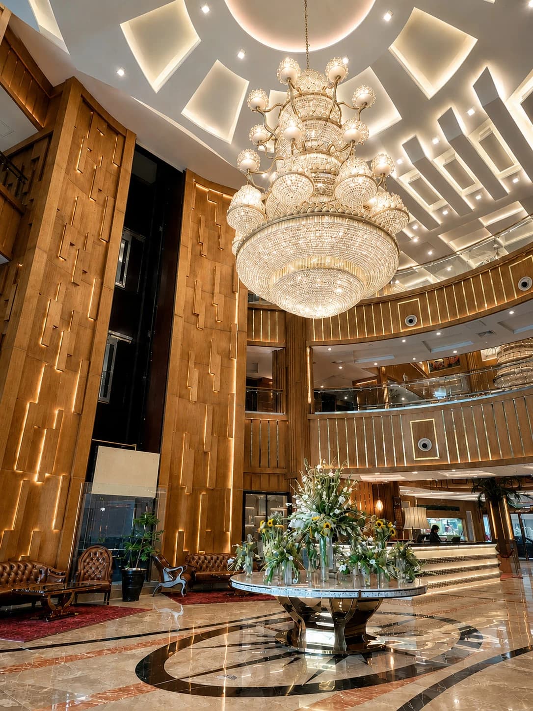 The lobby at Royal Swiss Lahore